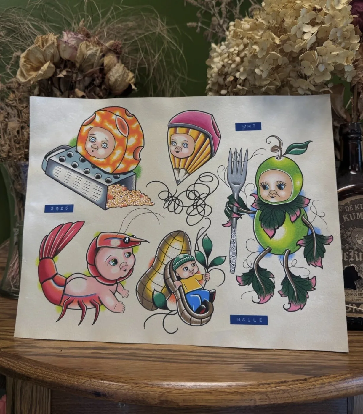Painted flash sheet